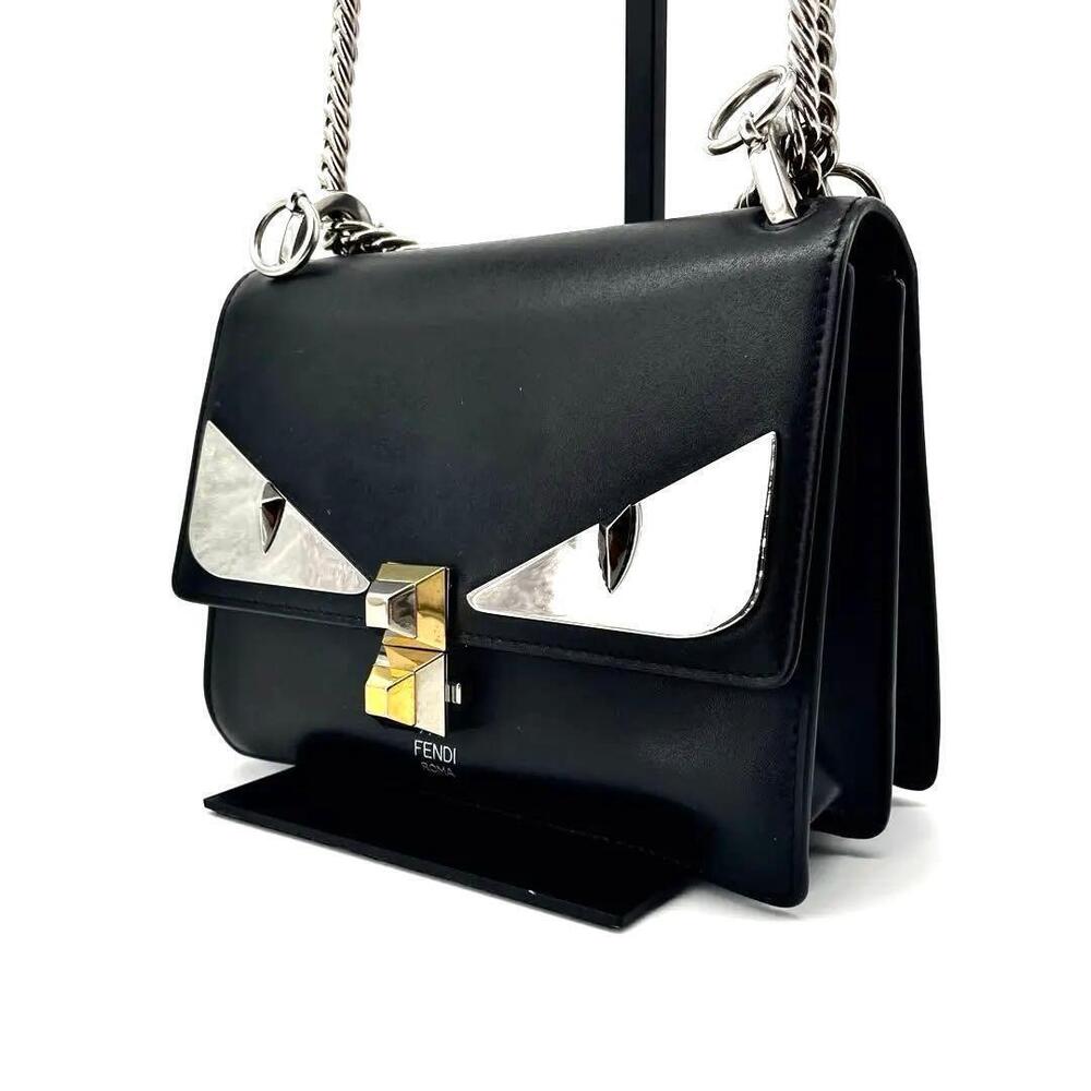 FENDI Monster Canai shoulder bag leather
